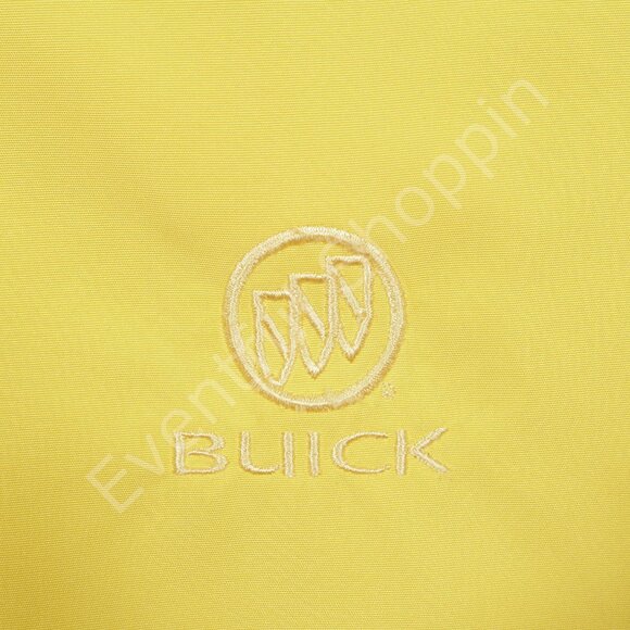 Buick Pullover Mens L Yellow Shell Golf Nylon Crewneck Cutter & Buck - Picture 4 of 6